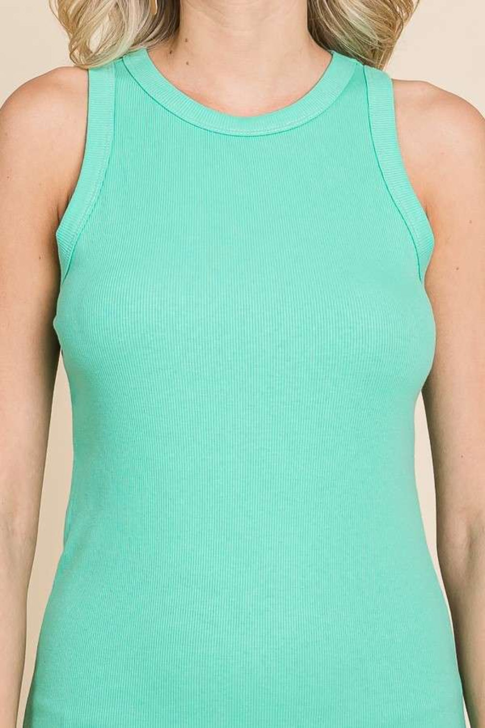 Culture Code Full Size Ribbed Round Neck Tank - Three Bears Boutique