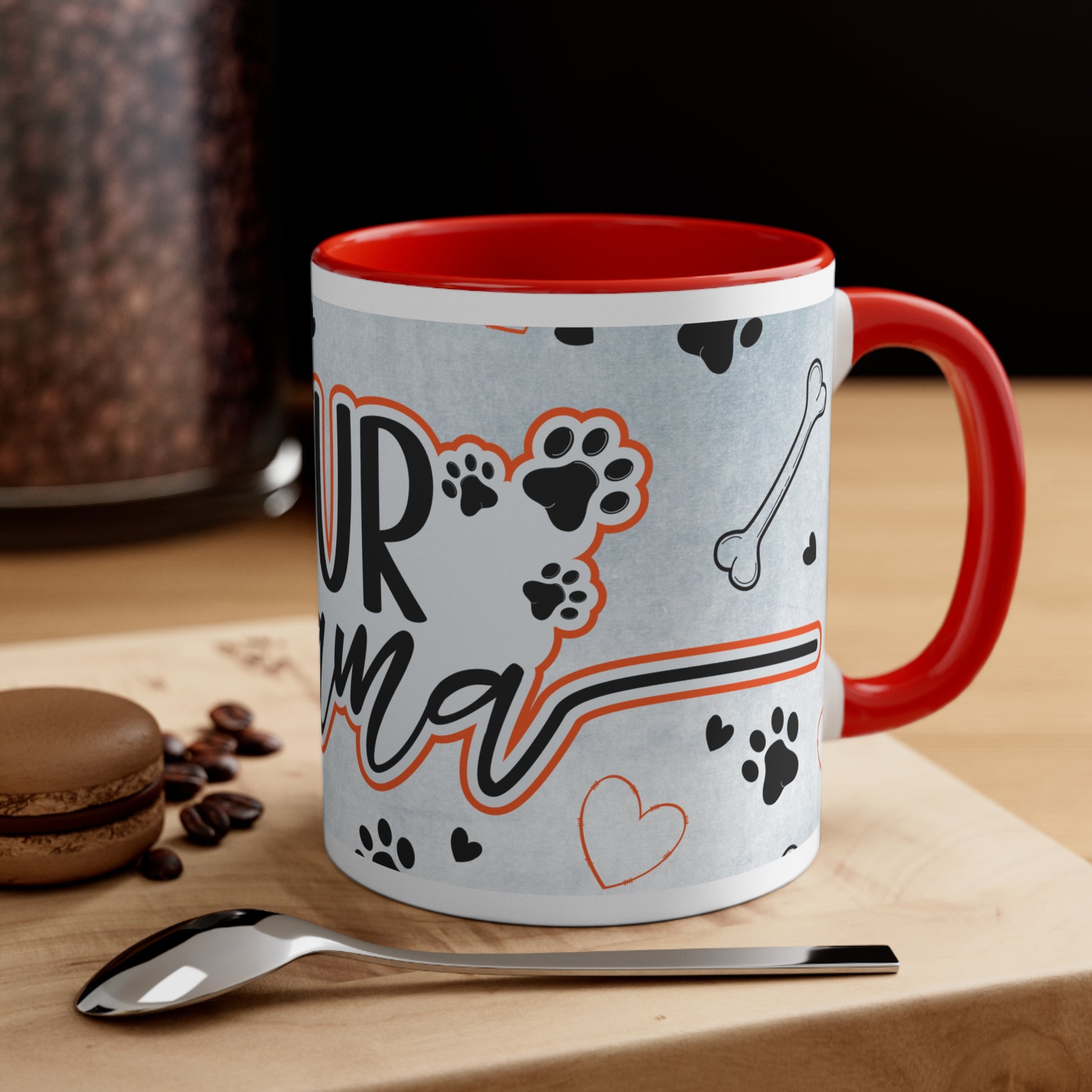 Fur Mama Accent Coffee Mug, 11oz - Three Bears Boutique