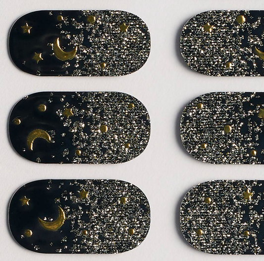 Midnight Sky Gel Nails