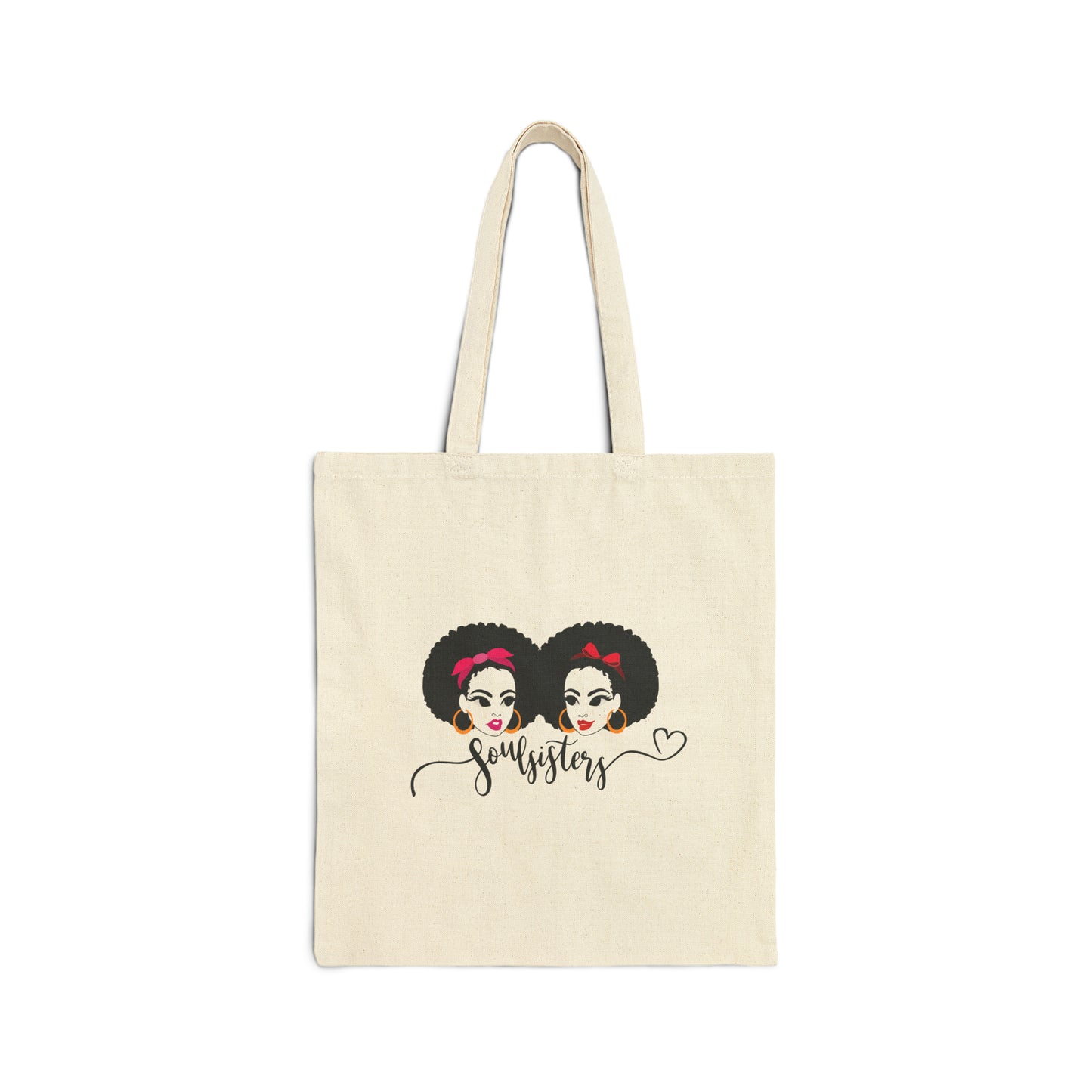 Soul Sisters Cotton Canvas Tote Bag - Three Bears Boutique