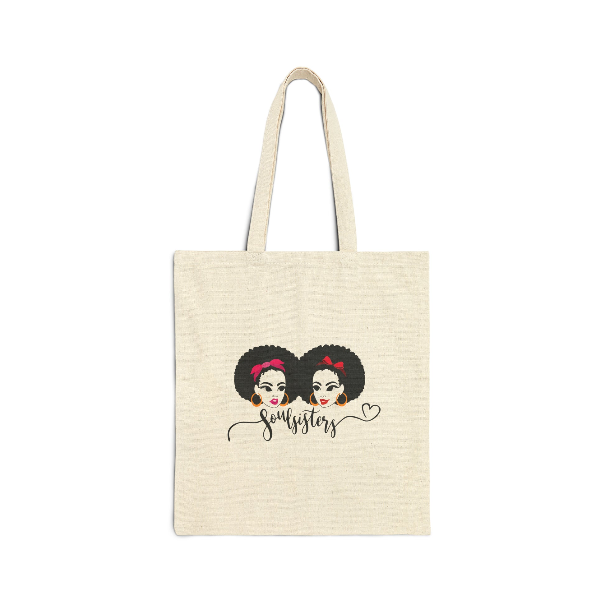 Soul Sisters Cotton Canvas Tote Bag - Three Bears Boutique