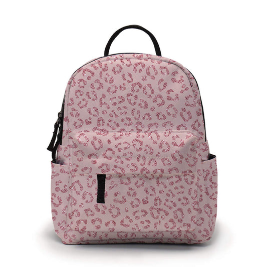 Mini Backpack - Animal Print Light Pink Leopard - Three Bears Boutique