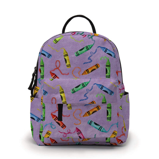 Mini Backpack - Crayon Purple - Three Bears Boutique