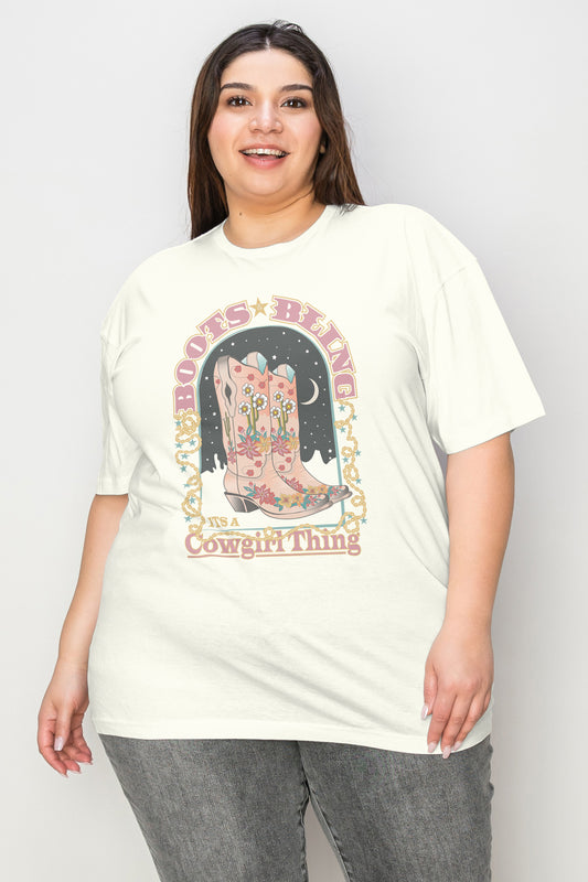 Simply Love Full Size Vintage Western Cowgirls Graphic T-Shirt - Three Bears Boutique