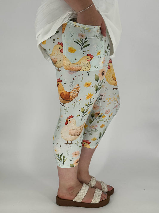 Cluck Cluck Capri w/ Pockets