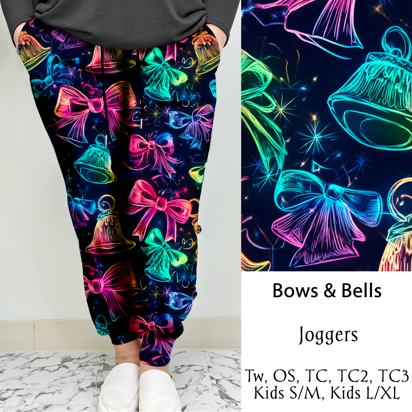 Bows & Bells Leggings/Joggers | Run ends 10/20 | ETA 42 Days
