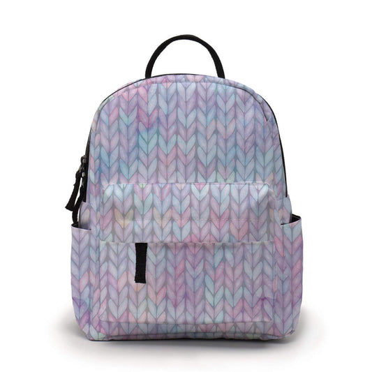 Mini Backpack - Knit Galaxy Pastel - Three Bears Boutique