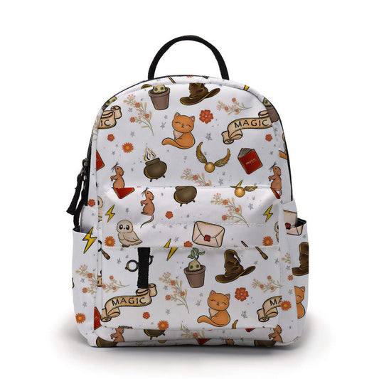 Mini Backpack - Magic White Background - Three Bears Boutique