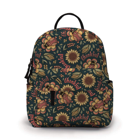 Mini Backpack - Thankful Turkey - Three Bears Boutique