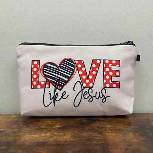 Pouch - Religion, Love Like Jesus - Three Bears Boutique