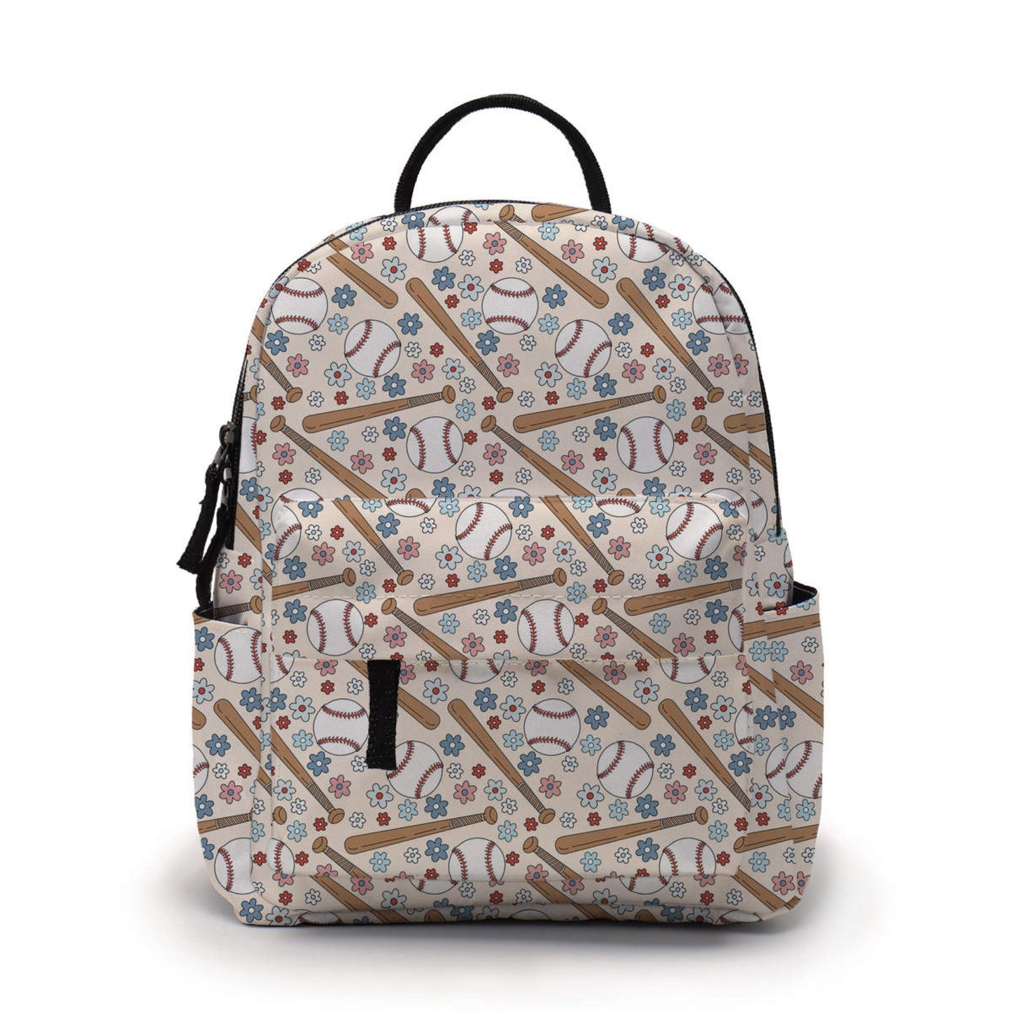 Mini Backpack - Baseball Bat Floral - Three Bears Boutique