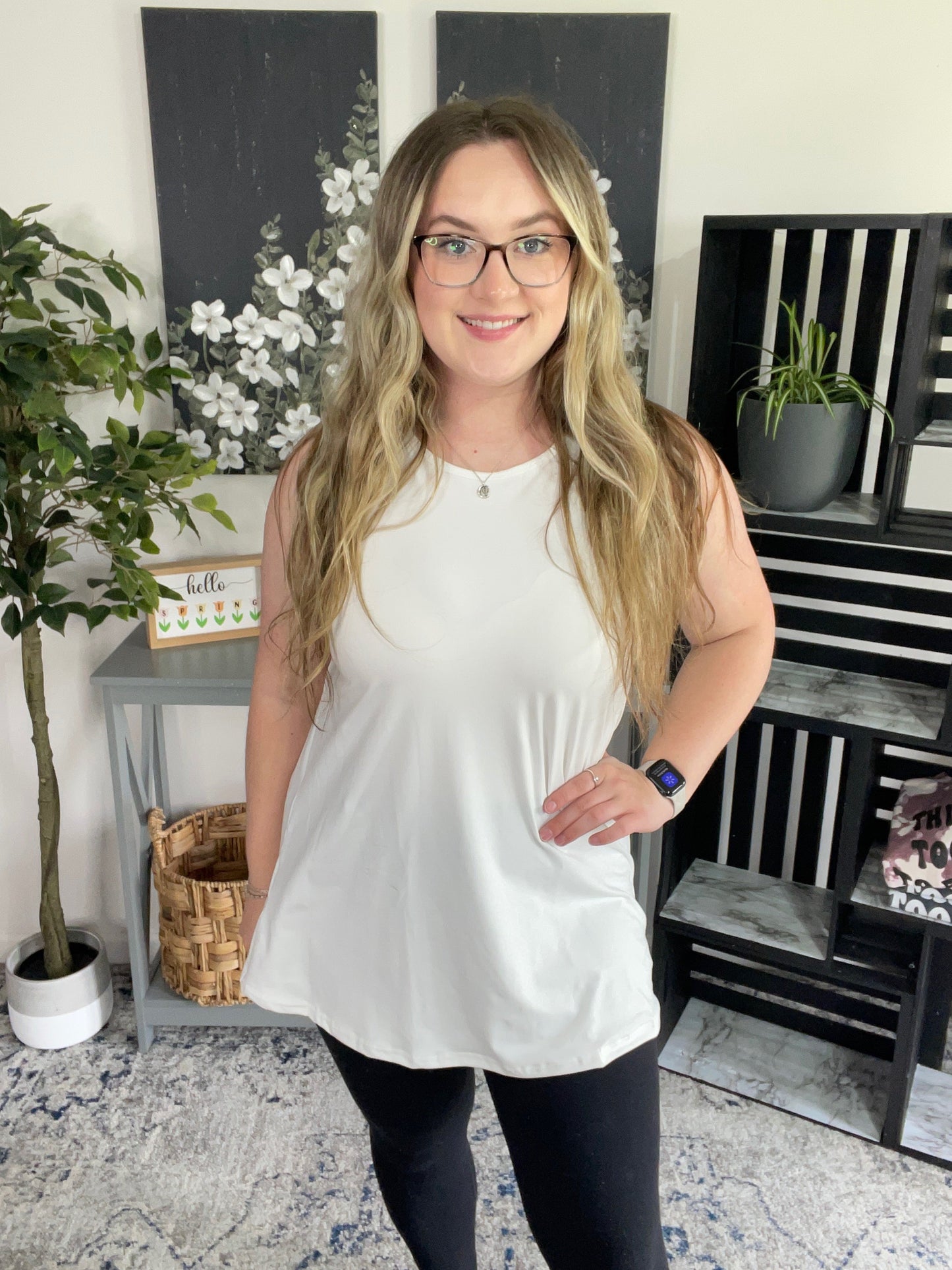 White Tank Top