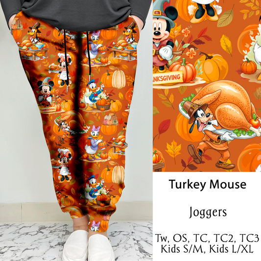Turkey Mouse Leggings/Joggers w/ Pockets | Run ends 9/26 | ETA 41 Days