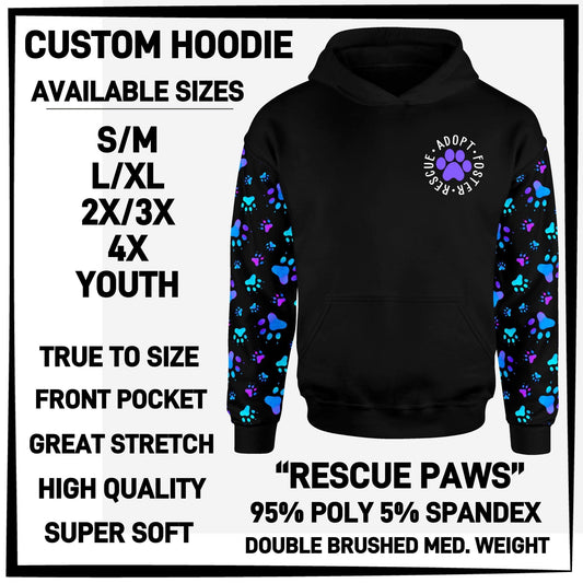 Adopt * Foster * Rescue Hoodie - Three Bears Boutique