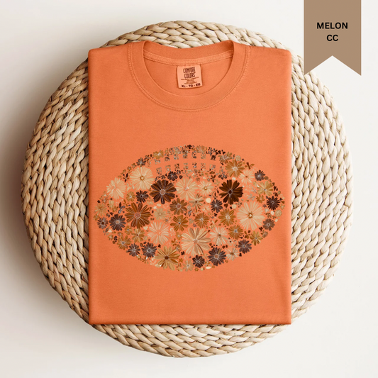 Floral Football Tee.