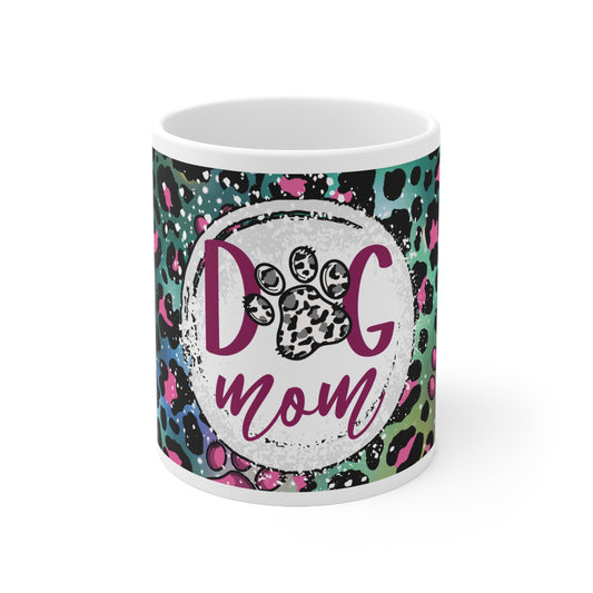 Dog Mom Ceramic Mug 11oz - Three Bears Boutique