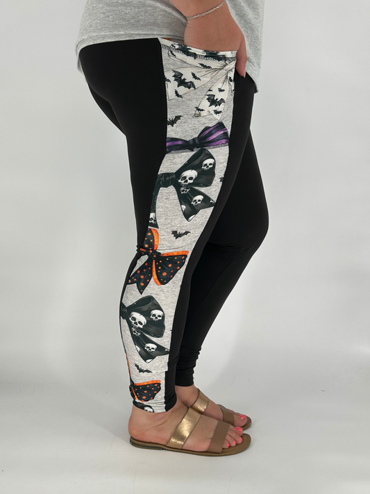 Spooky Bows SIDE Design w/ Pockets