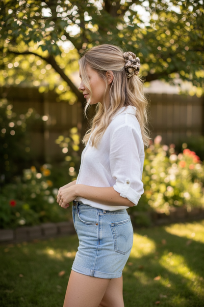 Caramel 3-Pack Scrunchie Set