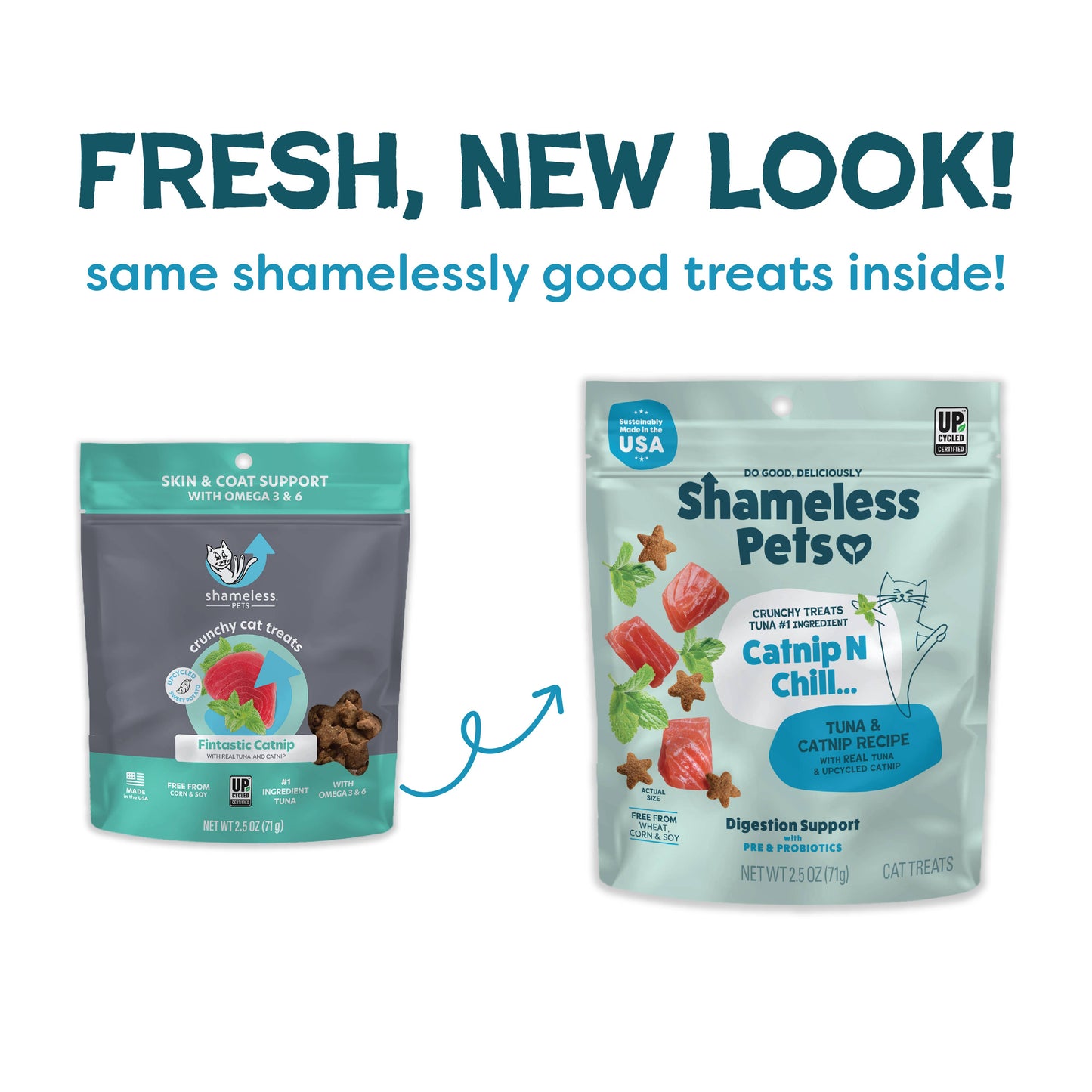 Tuna & Catnip Cat Treats — Skin & Coat Support