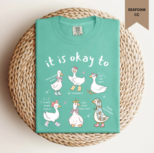 It is Okay Geese Tee.