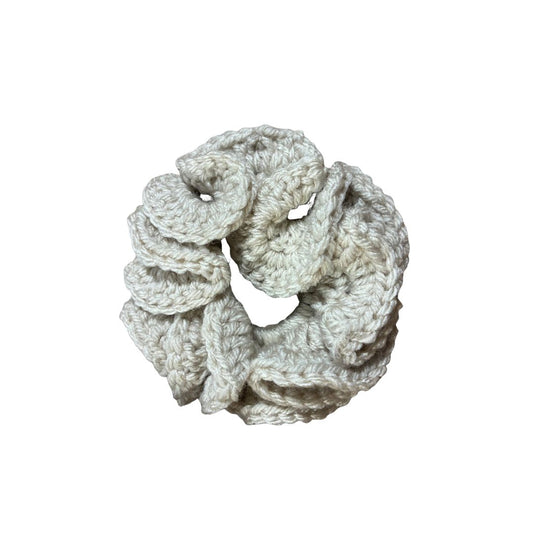 Neutral Linen Hair Tie