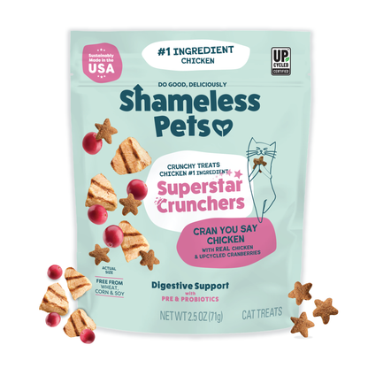 Chicken & Cranberry Cat Treats — Digestive Support