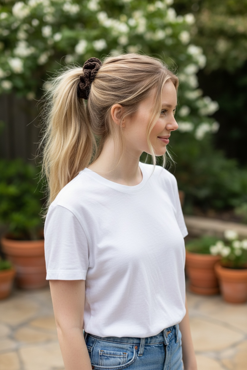 Caramel 3-Pack Scrunchie Set
