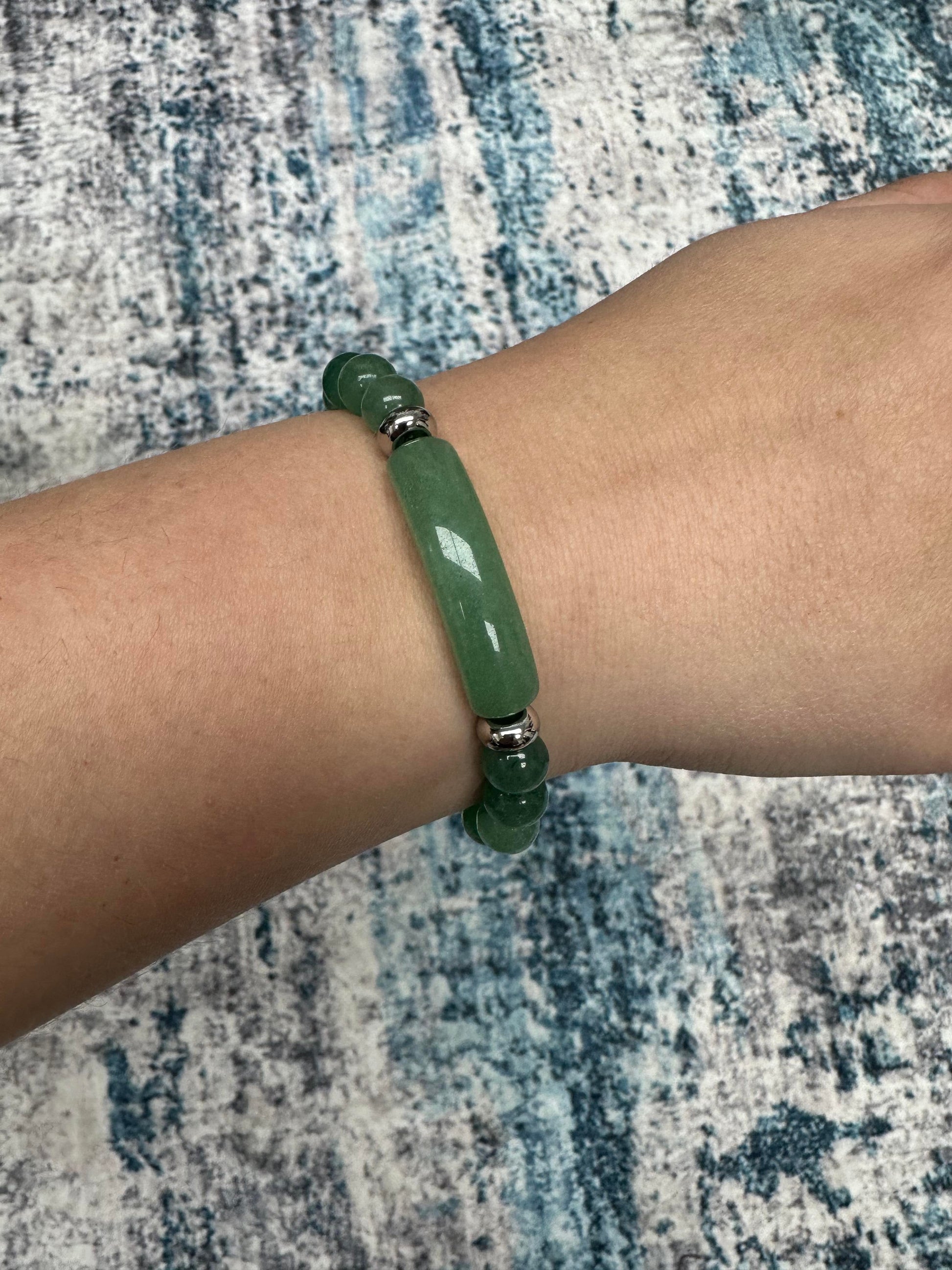 Green Aventurine Stone Bracelet - Three Bears Boutique