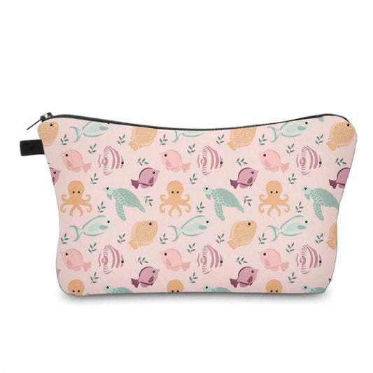 Pouch - Under The Sea Pink - Three Bears Boutique