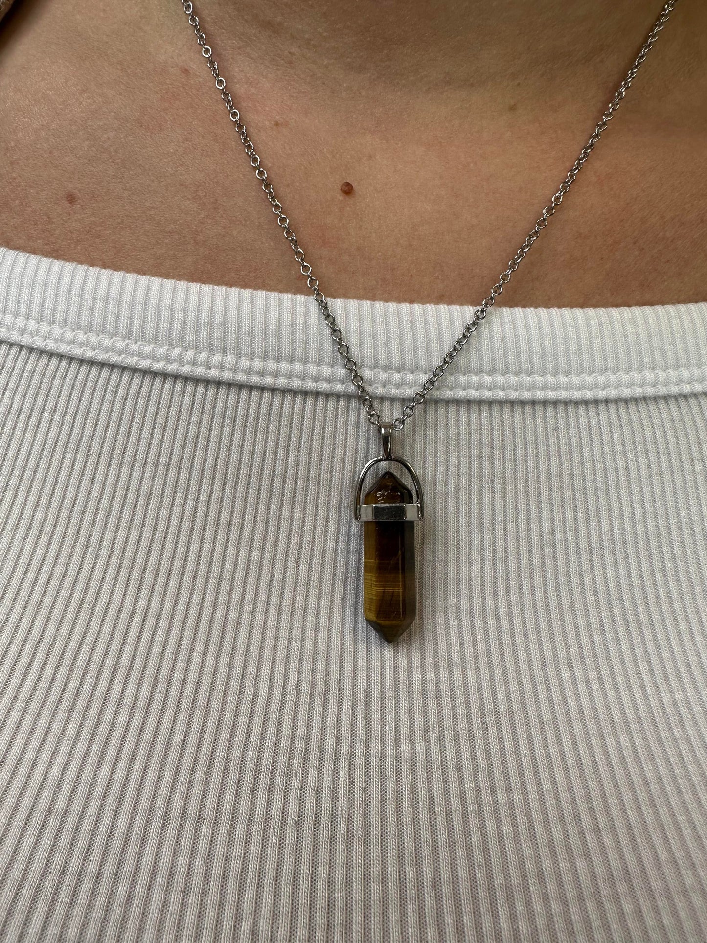 Tigers Eye Necklace - Three Bears Boutique