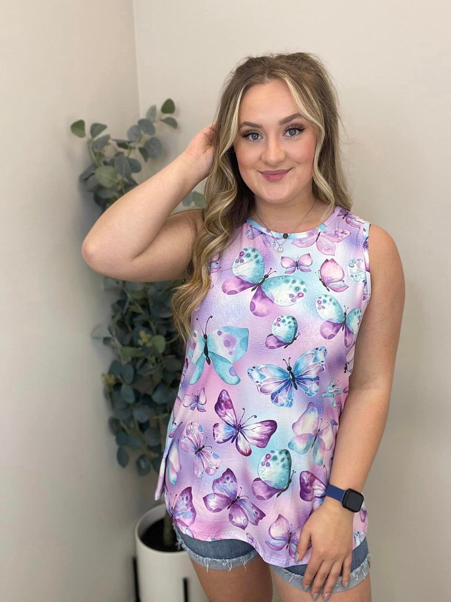 Majestic Butterfly Tank Top - Three Bears Boutique
