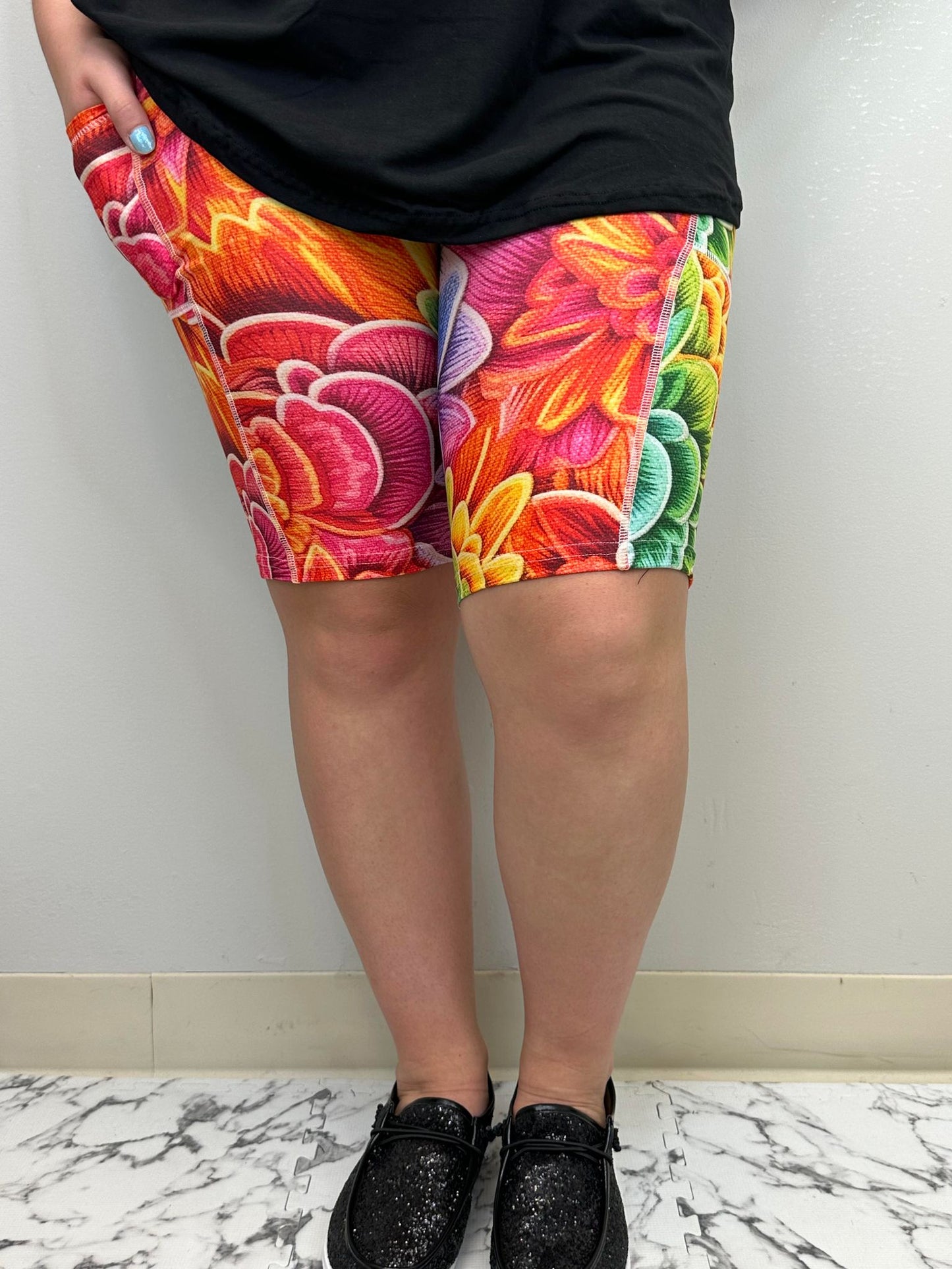 Color Pop Shorts w/ Pockets - Three Bears Boutique