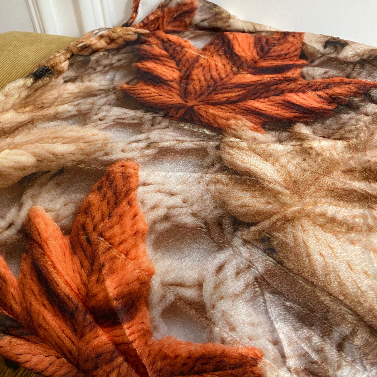 Blanket - Halloween - Knit Leaves