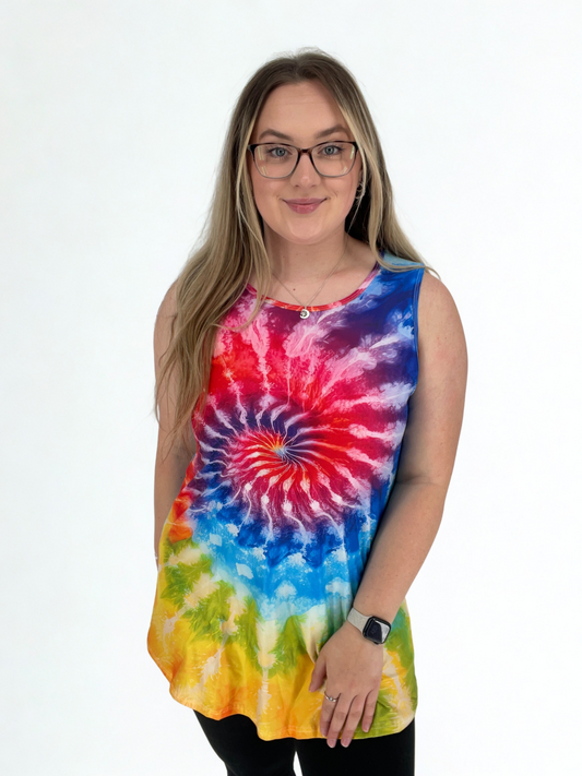 Rainbow Tie Dye Tank Top