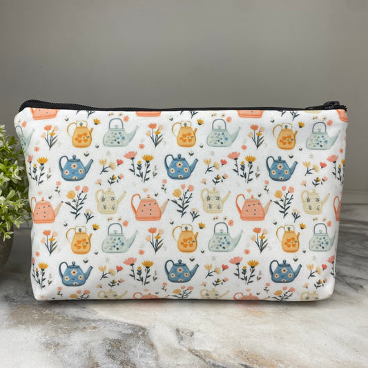 Pouch - Floral Teapots