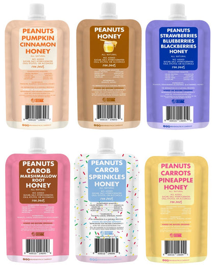 Buddy Budder Squeeze Pack — Dog Peanut Butter
