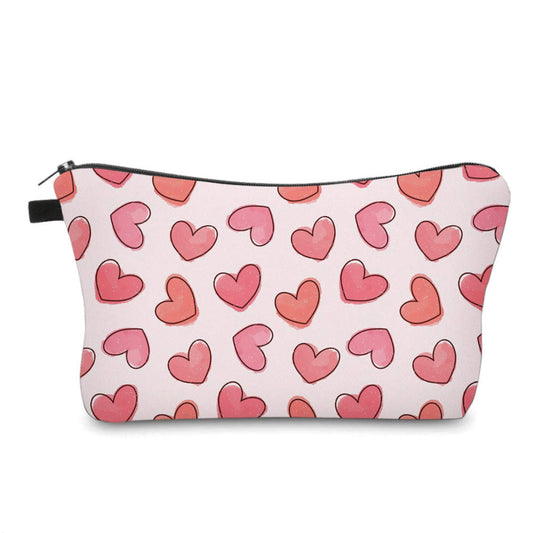 Pouch - Heart Speckle Pink - Three Bears Boutique