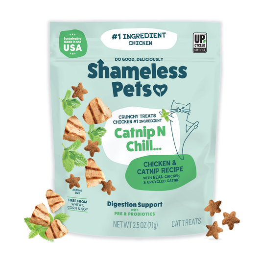 Chicken & Catnip Cat Treats — Digestive Support