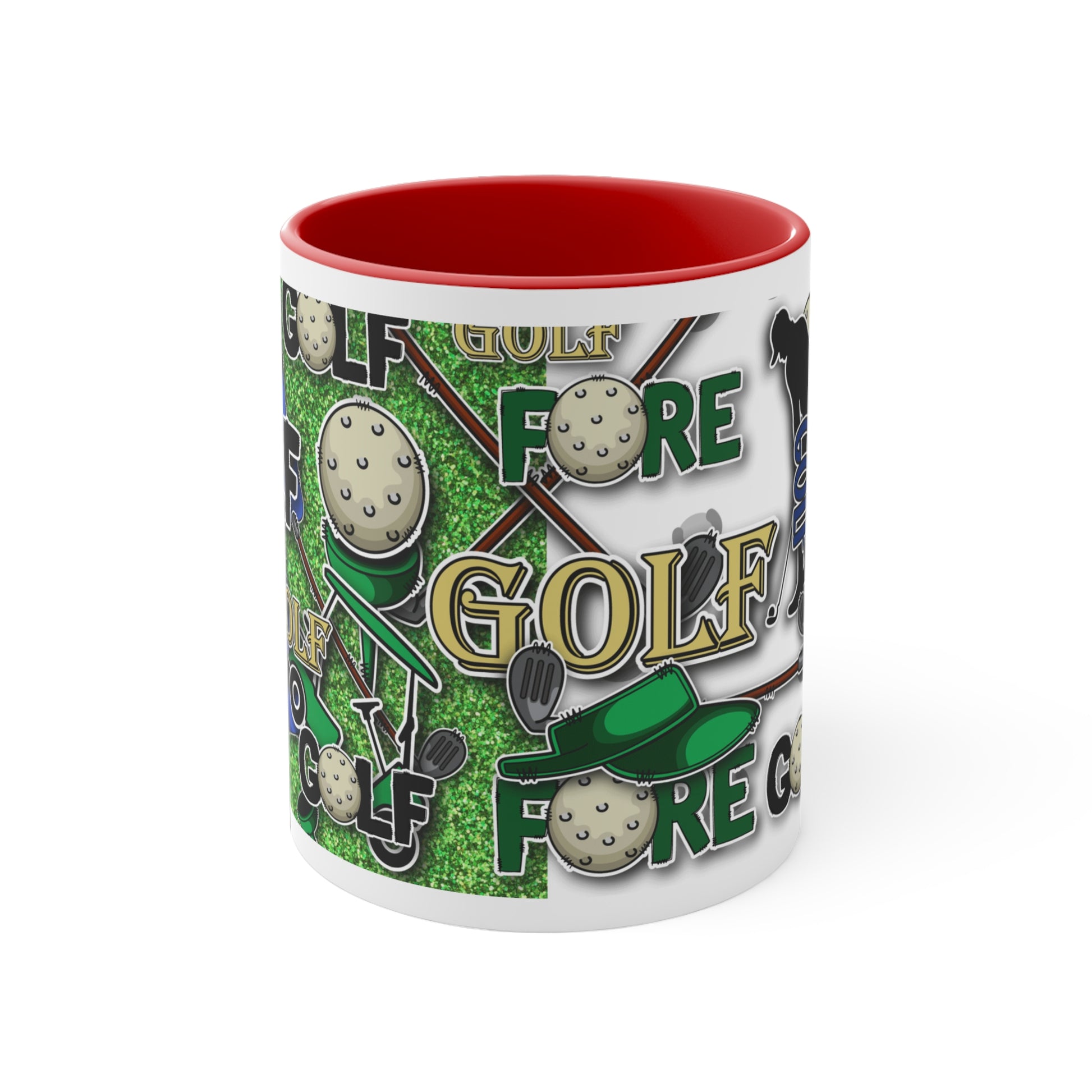 Golf Accent Coffee Mug, 11oz - Three Bears Boutique