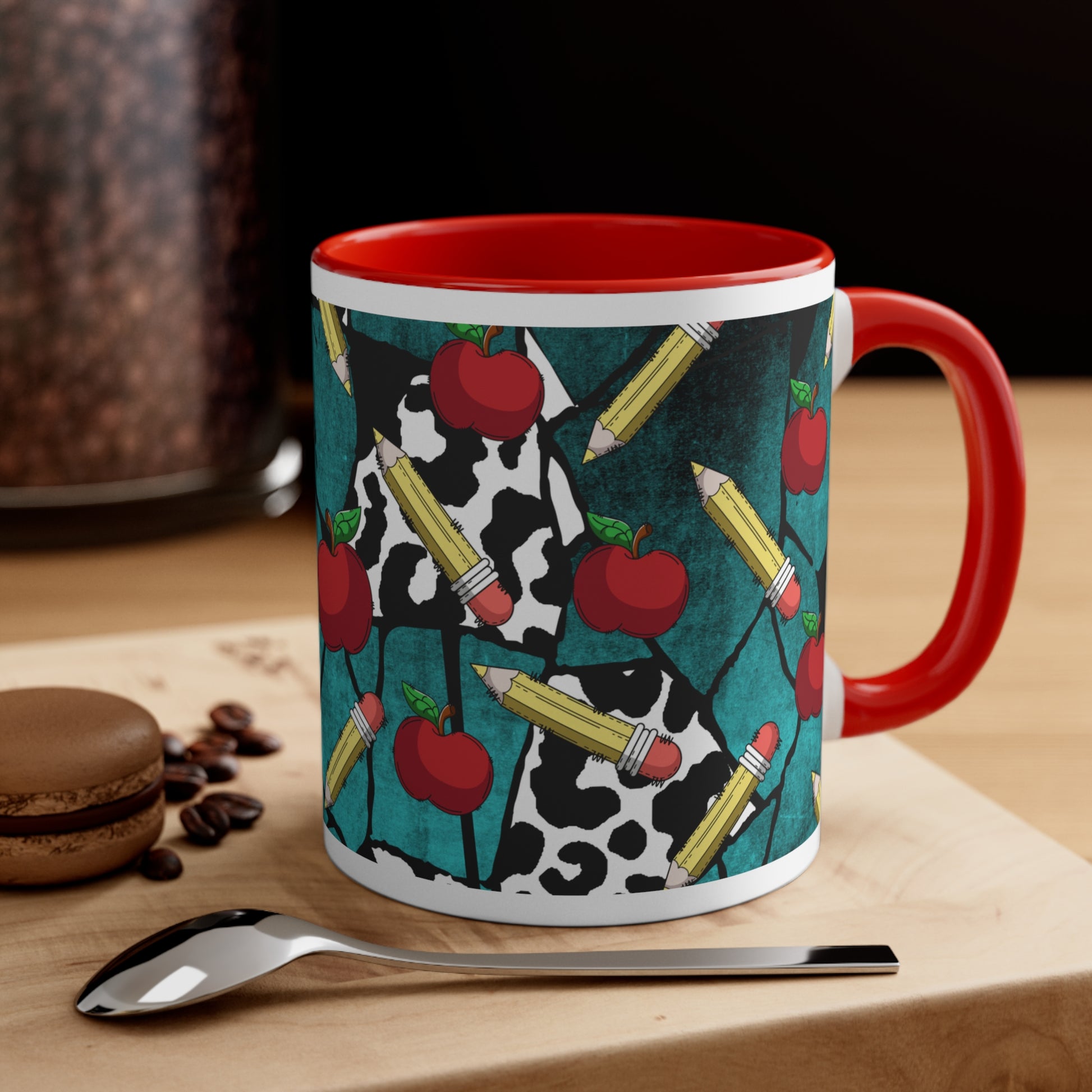 Pencil Accent Coffee Mug, 11oz - Three Bears Boutique