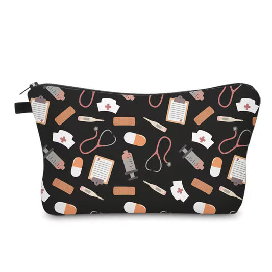 Pouch - Nurse Doctor Things on Black