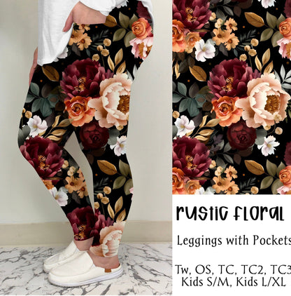 Rustic Floral Leggings/Joggers | Run ends 6/30 | ETA 42 Days