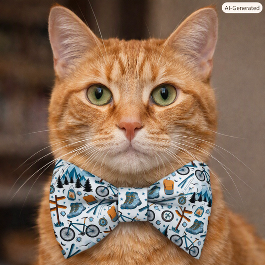 Adventure Awaits Pet Bow Tie