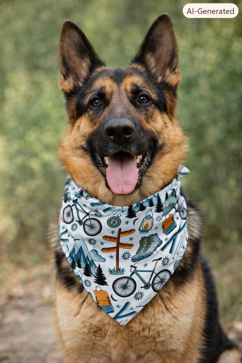 Adventure Awaits Pet Bandana