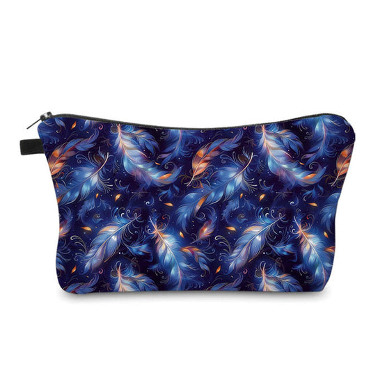 Pouch - Feather Blue Galaxy