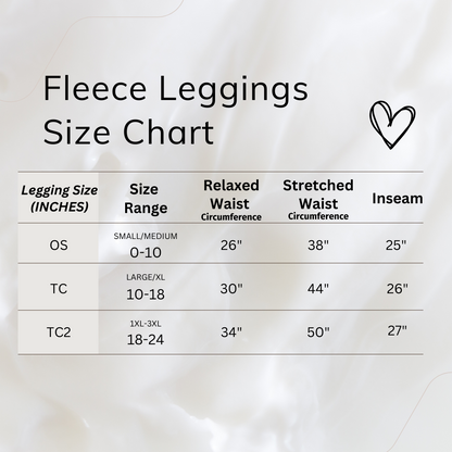 Gray Fleece Leggings w/ Pockets
