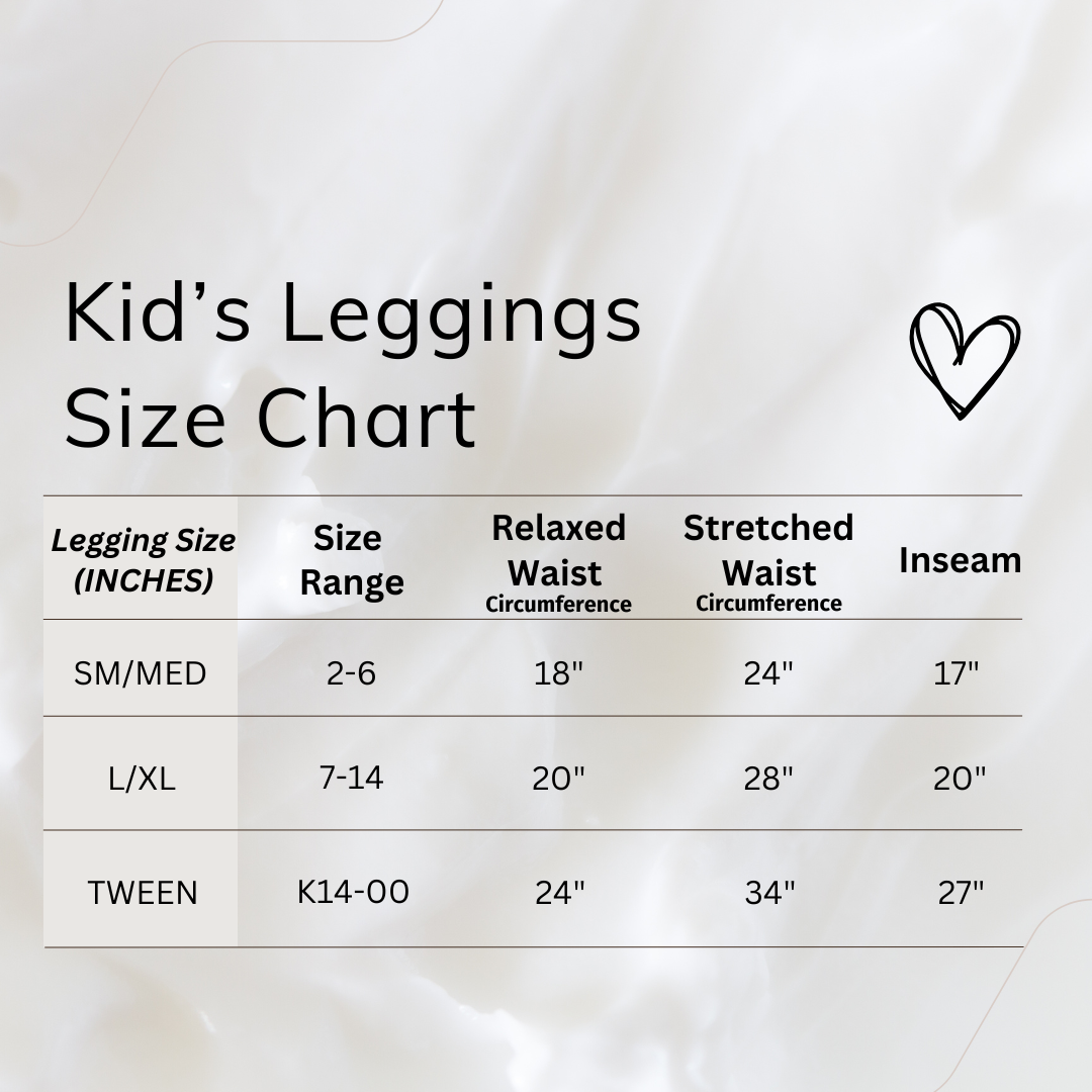 Fall Bear Leggings w/ Pockets (Kid's No Pockets)