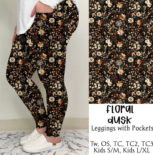Floral Dusk Leggings/Joggers | Run ends 6/30 | ETA 42 Days