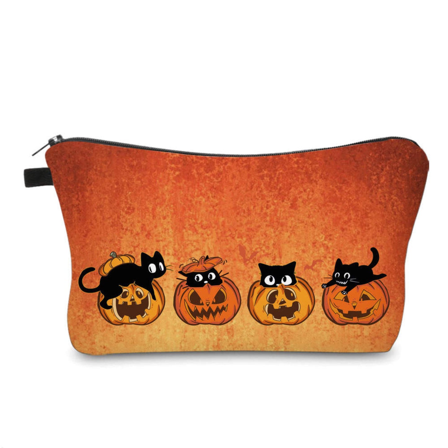 Pouch - Halloween - Pumpkin Cats - Three Bears Boutique