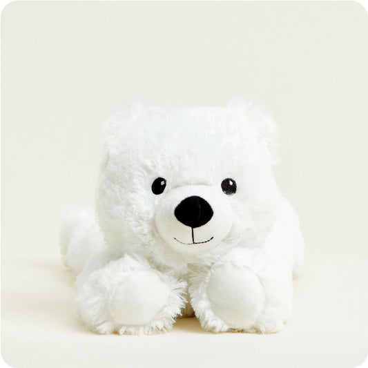 Warmies Plush - White Bear - Three Bears Boutique